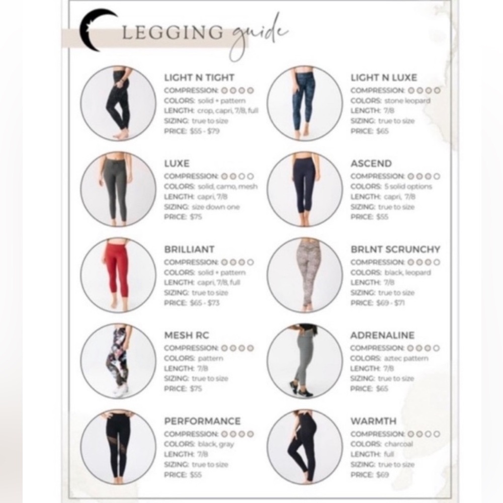 ZYIA Stay Gold Light & Tight Speckled 7/8 Leggings - Picture 12 of 13